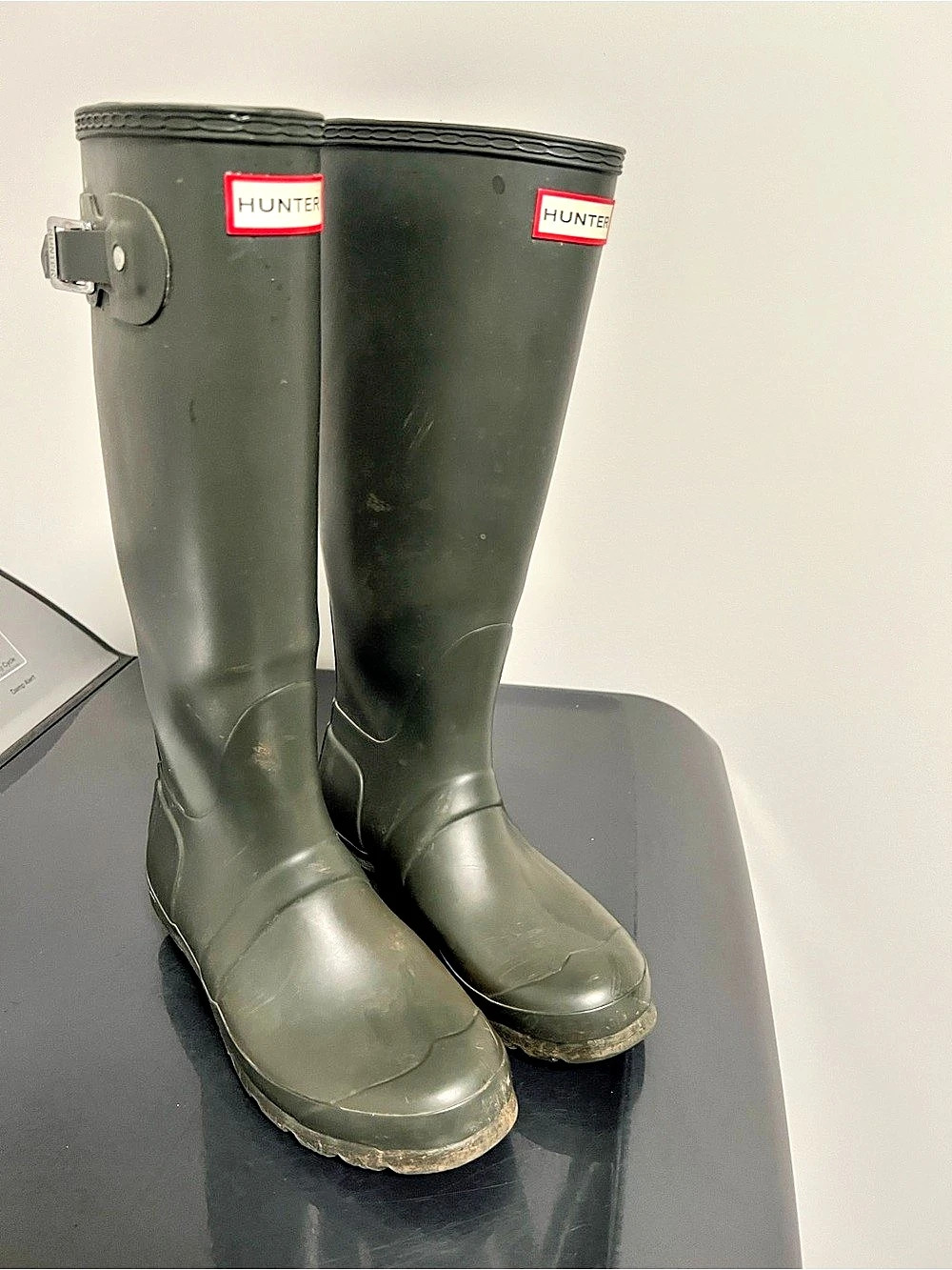 Hunter Original Tall Rain Boots Green